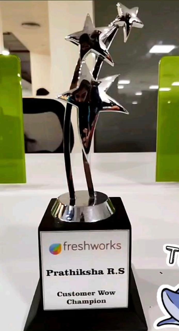 Customer Wow Champion trophy