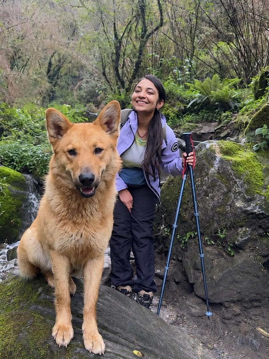 Trekking with a trail companion