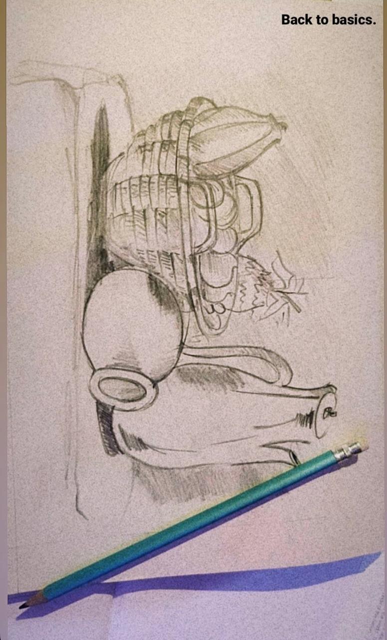 Pencil sketch — Back to basics